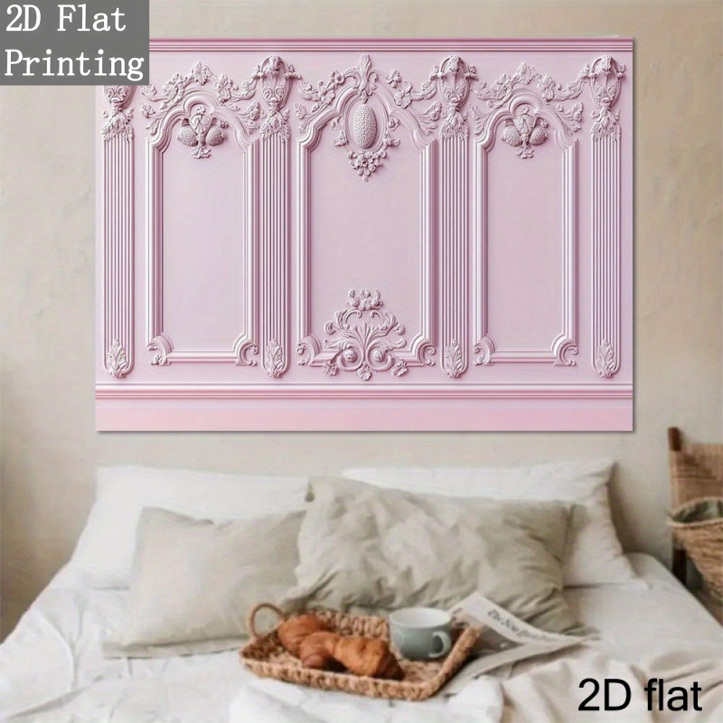 1pc Decorative Panel with Light Pink Background